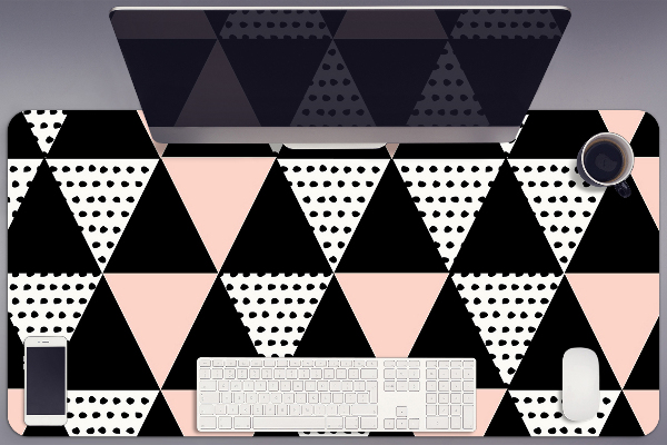 Bureau onderlegger Geometrische driehoeken