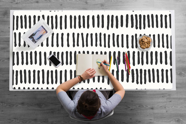 Bureau onderlegger Abstracte lijnen