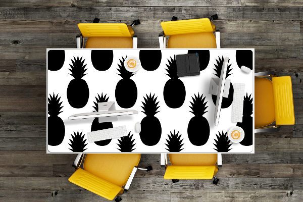 Bureau onderlegger Zwarte ananas