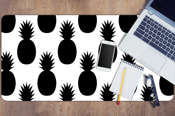 Bureau onderlegger Zwarte ananas