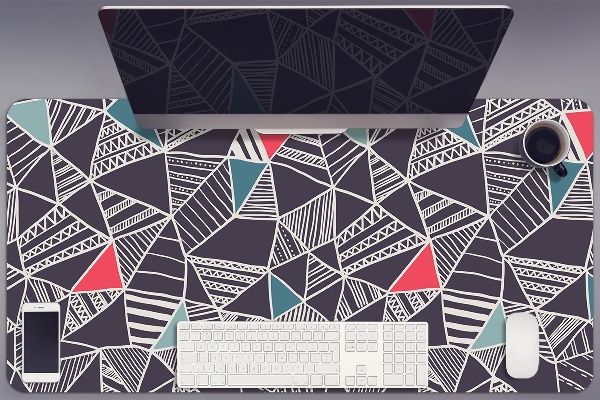 Bureau onderlegger Doodle -patroon