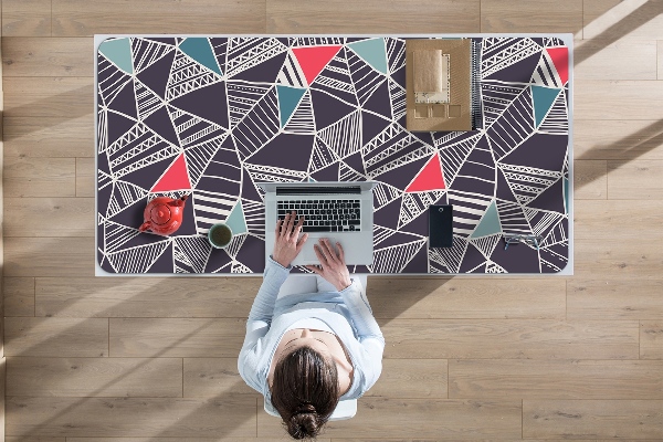 Bureau onderlegger Doodle -patroon