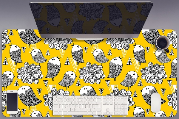 Bureau onderlegger Doodle birds