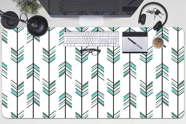 Bureau mat Illustratiepijlen