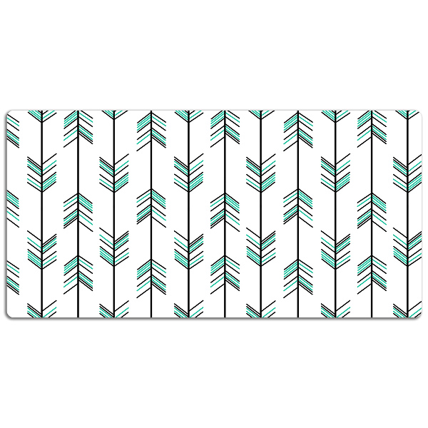 Bureau mat Illustratiepijlen