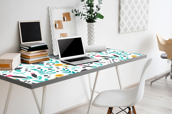 Bureau onderlegger Scandinavische bloemen