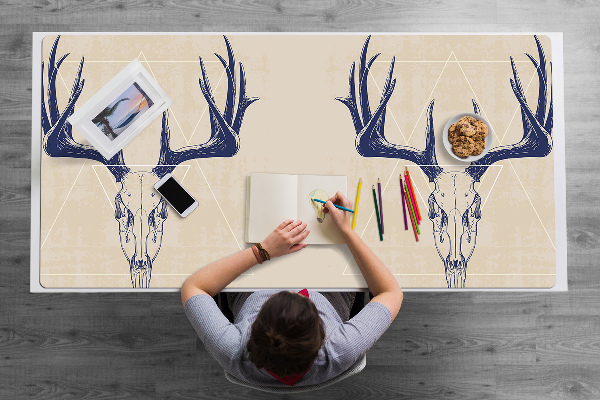Bureau mat Hertenschedels