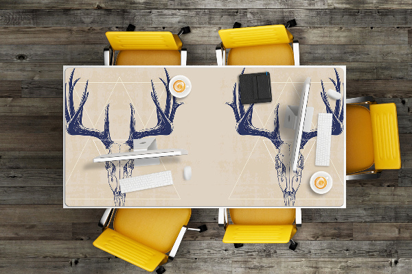 Bureau mat Hertenschedels