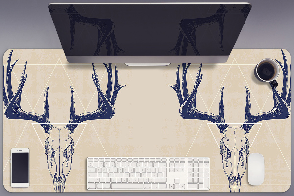 Bureau mat Hertenschedels