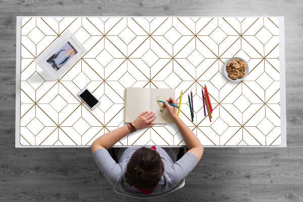 Bureau onderlegger Geometrische diamanten