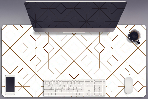 Bureau onderlegger Geometrische diamanten