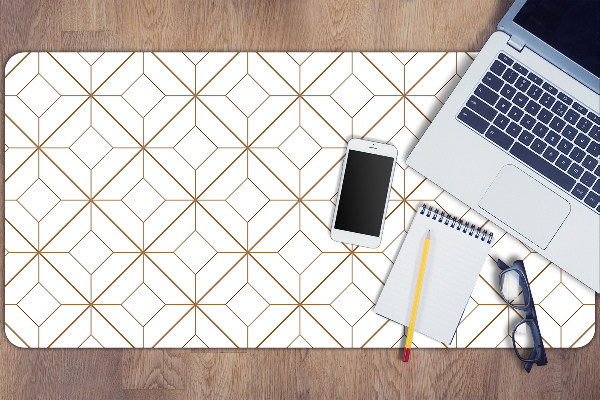 Bureau onderlegger Geometrische diamanten