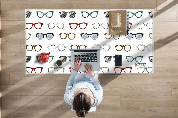 Bureau mat Retro -bril
