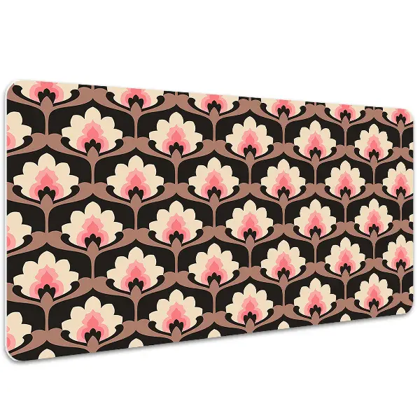 Bureau onderlegger Bloemenpatroon