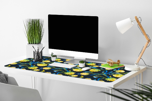 Bureau onderlegger Artisjokbloemen