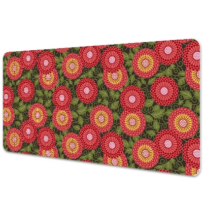 Bureau mat Geometrische bloemen