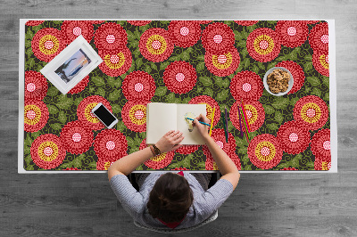 Bureau mat Geometrische bloemen