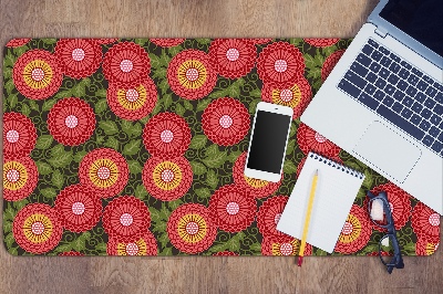 Bureau mat Geometrische bloemen