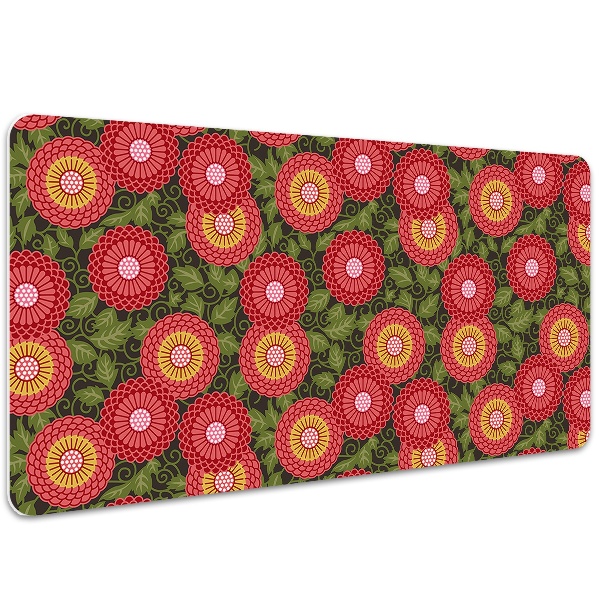 Bureau mat Geometrische bloemen