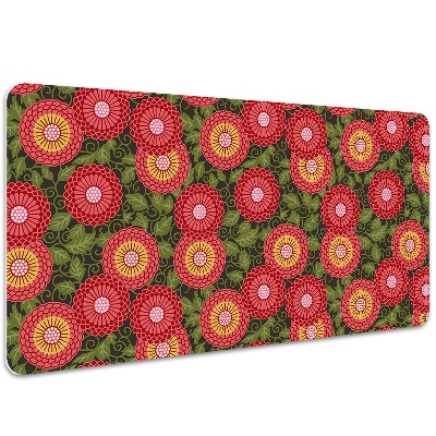 Bureau mat Geometrische bloemen