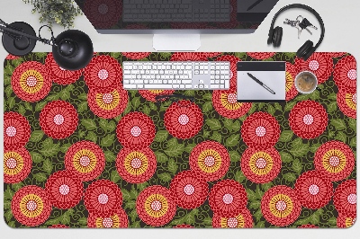 Bureau mat Geometrische bloemen