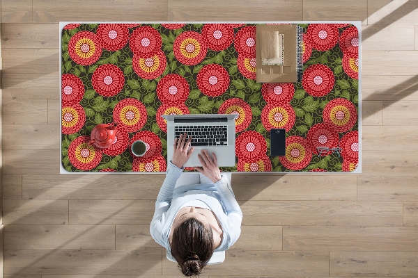 Bureau mat Geometrische bloemen