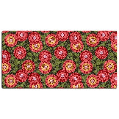 Bureau mat Geometrische bloemen