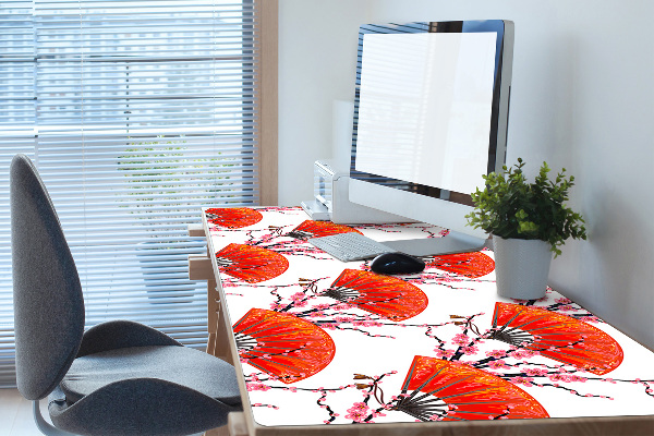 Bureau onderlegger Japanse fans