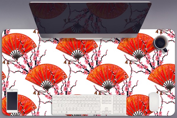 Bureau onderlegger Japanse fans