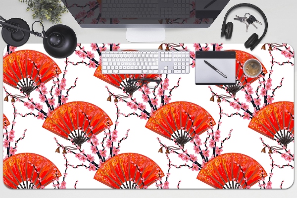 Bureau onderlegger Japanse fans