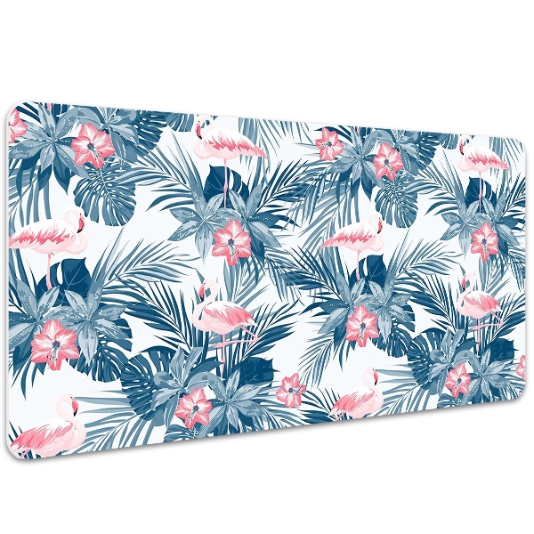 Bureau onderlegger Flamingos en vlekken