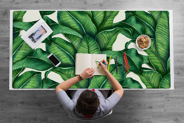 Bureau mat Botanische bladeren