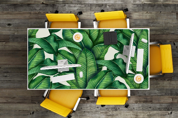 Bureau mat Botanische bladeren