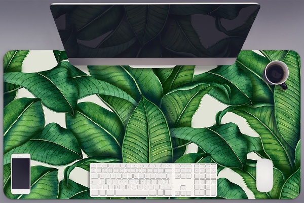 Bureau mat Botanische bladeren