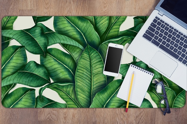 Bureau mat Botanische bladeren