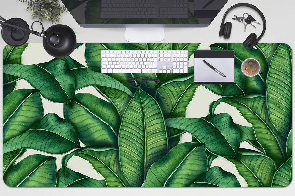 Bureau mat Botanische bladeren