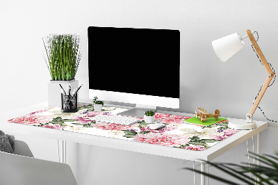 Bureau mat Kunstbloemen