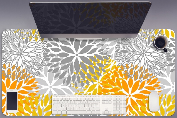 Bureaumat Chrysanthemums