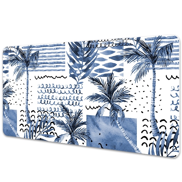 Bureau onderlegger Blauwe palm