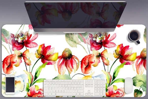 Bureau onderlegger Wilde bloemen