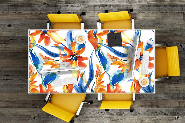 Bureau mat Zonnige bloemen
