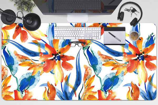 Bureau mat Zonnige bloemen