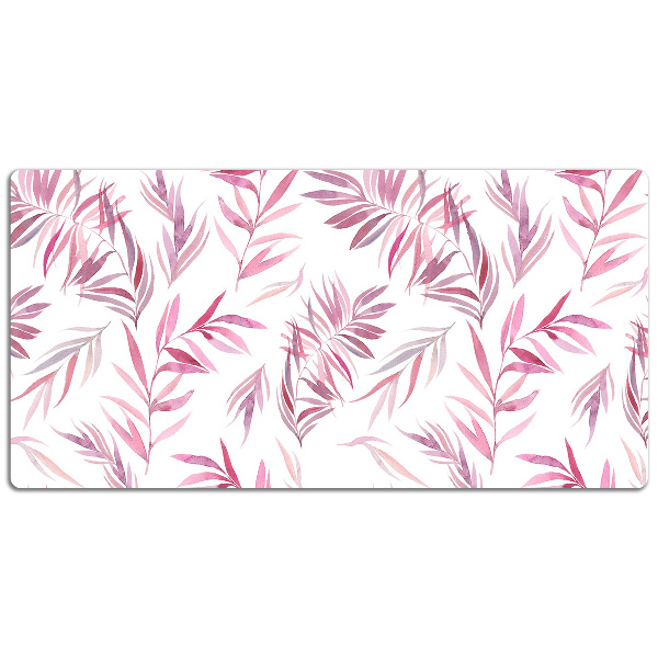 Bureau mat Roze bladeren