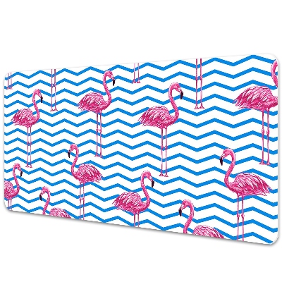 Bureau mat Flamingos