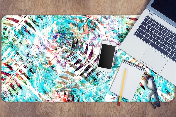 Bureau mat Bladafdrukken