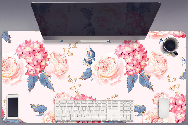 Bureau mat Hortensia's