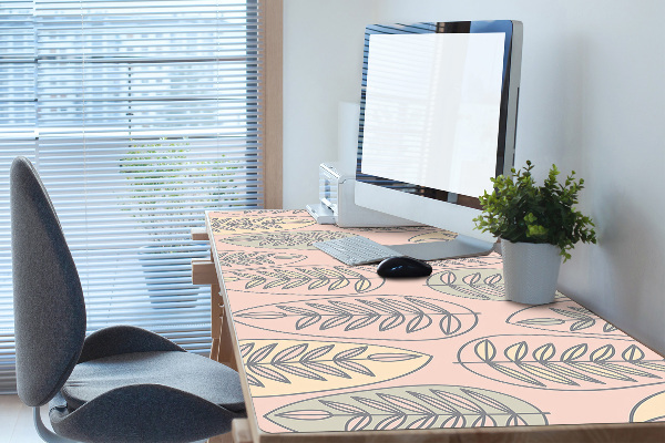 Bureau mat Kleurrijke bladeren