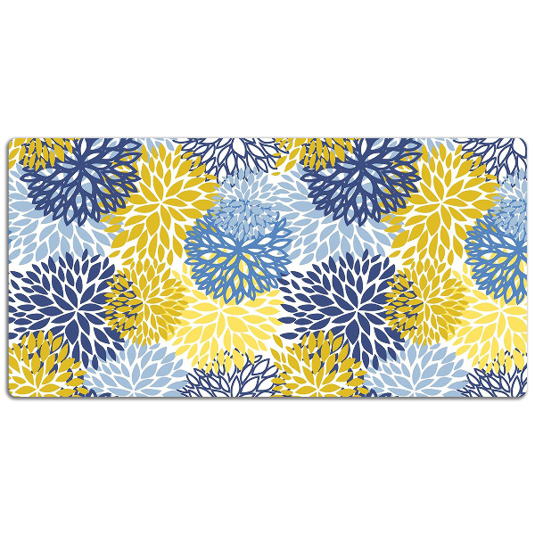 Bureau onderlegger Chrysanthemum bloemen