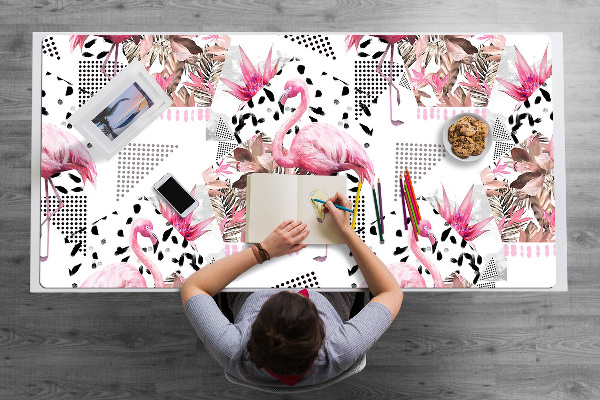 Bureau onderlegger Flamingos