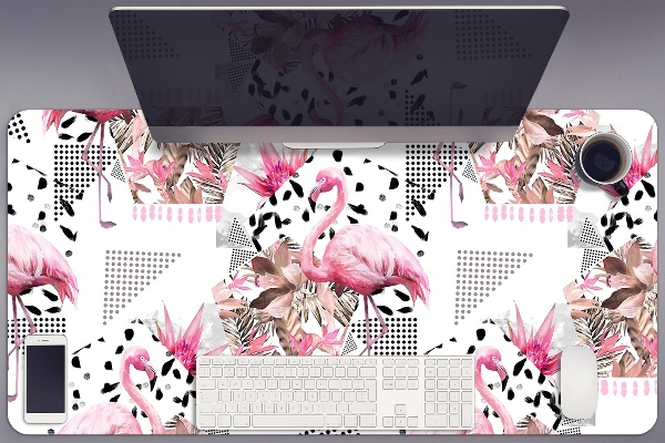 Bureau onderlegger Flamingos